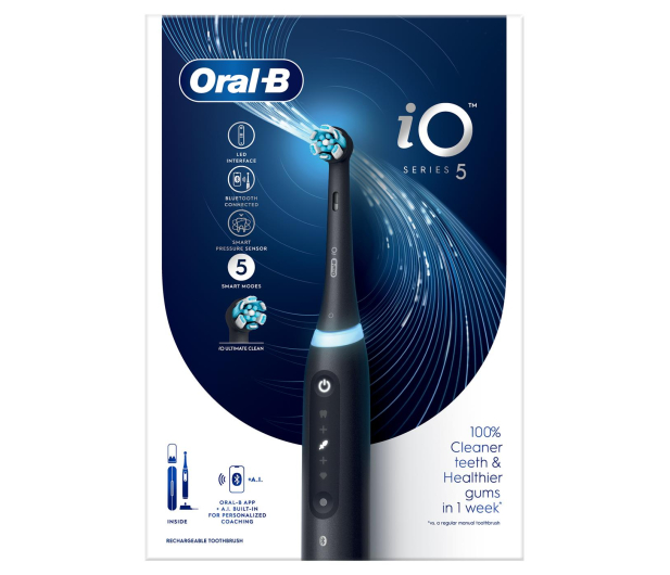 Oral-B Szczoteczka magnetyczna iO5 (czarna) - 1069521 - zdjęcie 3
